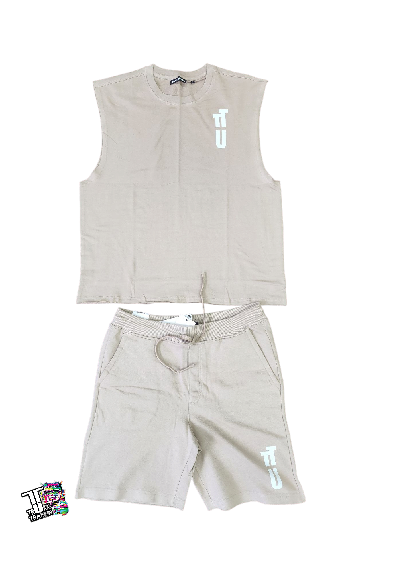 Crop Muscle Tank With Shorts